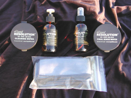 Liquid Resolution CD  DVD  HD-DVD Cleaner & Enhancer System