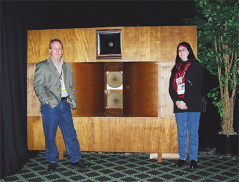 Dave Carol and Seimans 1960 speakers.jpg (45286 bytes)