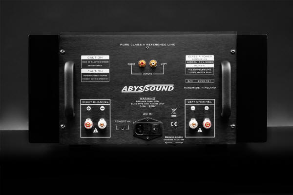 Abyssound's ASP-1000 Preamplifier and ASX-2000 Amplifier