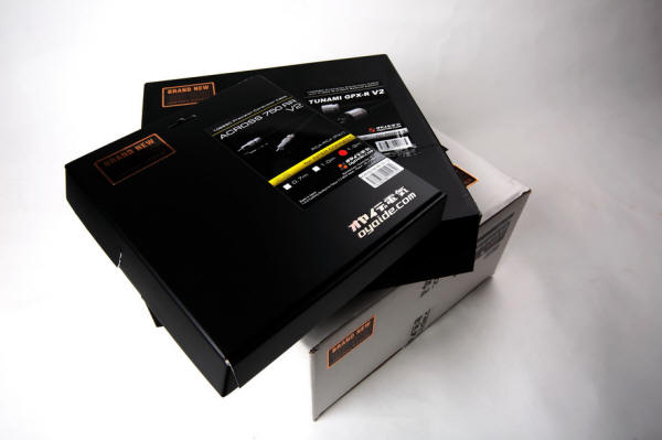Oyaide ACROSS 750 RR V2, TUNAMI II SP-B V2 and TUNAMI GPX-R V2
